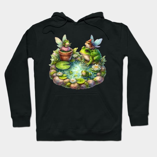 Wise Toad and the Frog Fairies Hoodie by CAutumnTrapp